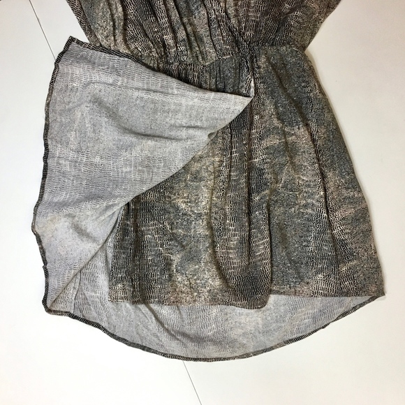 Soft Joie Snakeskin Print Batwing Wrap Dress sz S - Picture 6 of 8